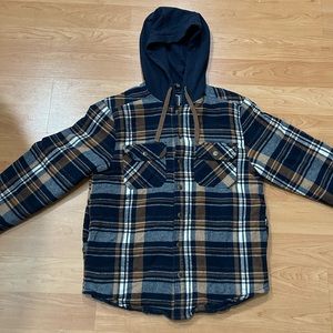 Legendary Outfitters Men’s Shirt Jacket with Hood